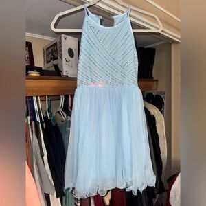 Elegant Blue Kids Dress